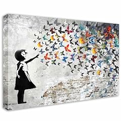 Banksy leinwand wandkunst gebraucht kaufen  Wird an jeden Ort in Deutschland