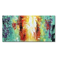 Handmade One Piece Abstract Canvas Painting Modern, used for sale  Delivered anywhere in Canada