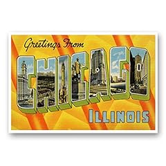 Greetings chicago vintage for sale  Delivered anywhere in USA 