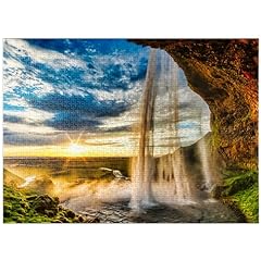 Seljalandsfoss waterfall sunse for sale  Delivered anywhere in USA 
