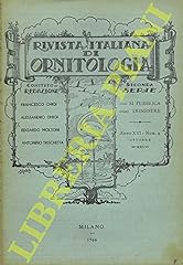 Rivista italiana ornitologia. usato  Spedito ovunque in Italia 
