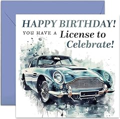 Car birthday cards for sale  Delivered anywhere in UK