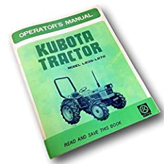 Kubota L235 L275 Tractors Operators Owners Manual 2Wd for sale  Delivered anywhere in USA 