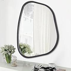 Black asymmetrical mirror for sale  Delivered anywhere in USA 