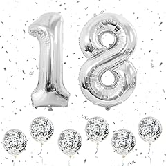 Palloncini numero argento usato  Spedito ovunque in Italia 
