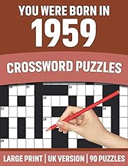 Born 1959 crossword for sale  Delivered anywhere in USA 