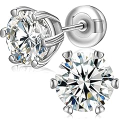 Moissanite stud earrings for sale  Delivered anywhere in UK