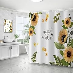 Sunflower shower curtains for sale  Delivered anywhere in USA 
