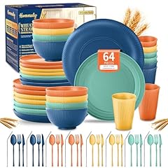 Wheat straw dinnerware for sale  Delivered anywhere in USA 