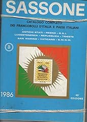 Sassone1986 catalogo completo usato  Spedito ovunque in Italia 