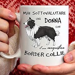 Tazza cane border usato  Spedito ovunque in Italia 