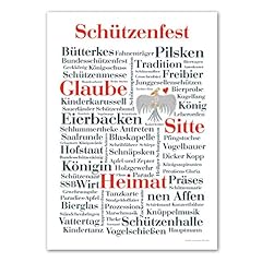 Poster schützenfest wörter gebraucht kaufen  Wird an jeden Ort in Deutschland