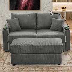 Eyisean corduroy loveseat for sale  Delivered anywhere in USA 