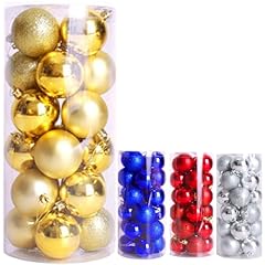 Christmas baubles 24pcs for sale  Delivered anywhere in UK