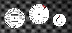 White speedometer tachometer for sale  Delivered anywhere in UK