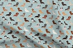 Spoonflower fabric dachshund for sale  Delivered anywhere in USA 