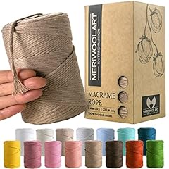 Meriwoolart macrame cord for sale  Delivered anywhere in UK