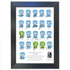 Man city autograph for sale  Delivered anywhere in UK