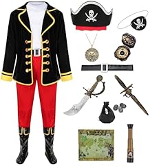 Laopaitou pirate costume for sale  Delivered anywhere in USA 