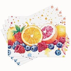 Strawberry blueberry placemats for sale  Delivered anywhere in USA 