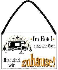 Blechschilder lustiger camping gebraucht kaufen  Wird an jeden Ort in Deutschland