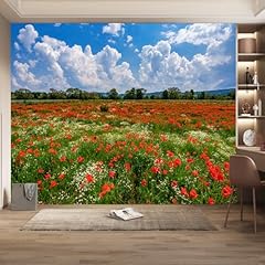 Wallpaper poppy large for sale  Delivered anywhere in UK