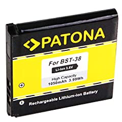 PATONA Batteria BST-38 Compatibile con Sony Ericsson C510 C905 K770i K850i R306 usato  Spedito ovunque in Italia 