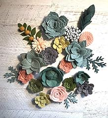 Wool felt succulents for sale  Delivered anywhere in USA 
