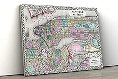 Vintage 1870 mappa usato  Spedito ovunque in Italia 