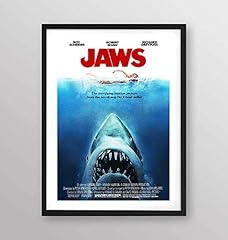 Poster incorniciato squalo usato  Spedito ovunque in Italia 