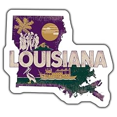 Louisiana state sticker for sale  Delivered anywhere in USA 