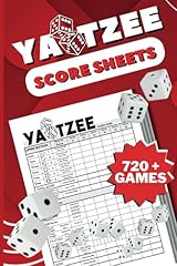 Score pads yahtzee for sale  Delivered anywhere in USA 