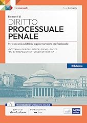 Elementi diritto processuale usato  Spedito ovunque in Italia 