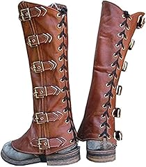 Retro leather gaiters for sale  Delivered anywhere in UK