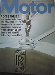 Motor magazine 1975 for sale  Delivered anywhere in UK