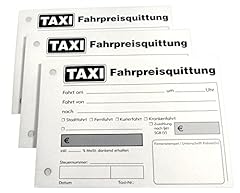 Block taxiquittung taxi gebraucht kaufen  Wird an jeden Ort in Deutschland