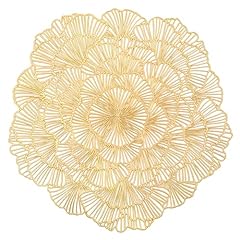 Round gold placemats for sale  Delivered anywhere in USA 