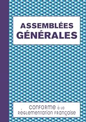 Registre assemblées général d'occasion  Livré partout en France