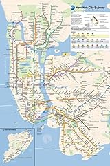 Laminated nyc subway for sale  Delivered anywhere in USA 