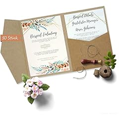Pack pocketfold kraft for sale  Delivered anywhere in UK