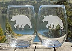 Bear glasses rustic for sale  Delivered anywhere in USA 