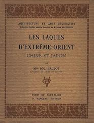 Laques extrême orient d'occasion  Livré partout en France