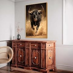 Fighting bull canvas for sale  Delivered anywhere in USA 