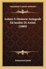 Lettere memorie autografe usato  Spedito ovunque in Italia 