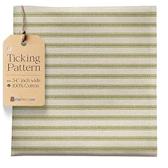 Olive striped ticking for sale  Delivered anywhere in USA 