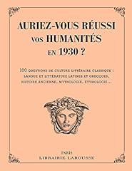 Auriez réussi humanités d'occasion  Livré partout en France