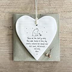 Porcelain heart memorial for sale  Delivered anywhere in UK