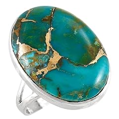 Turquoise ring sterling for sale  Delivered anywhere in USA 