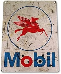 Tin sign mobil for sale  Delivered anywhere in Ireland