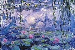 Laminated Claude Monet Nympheas Water Lillies Impressionist for sale  Delivered anywhere in Canada